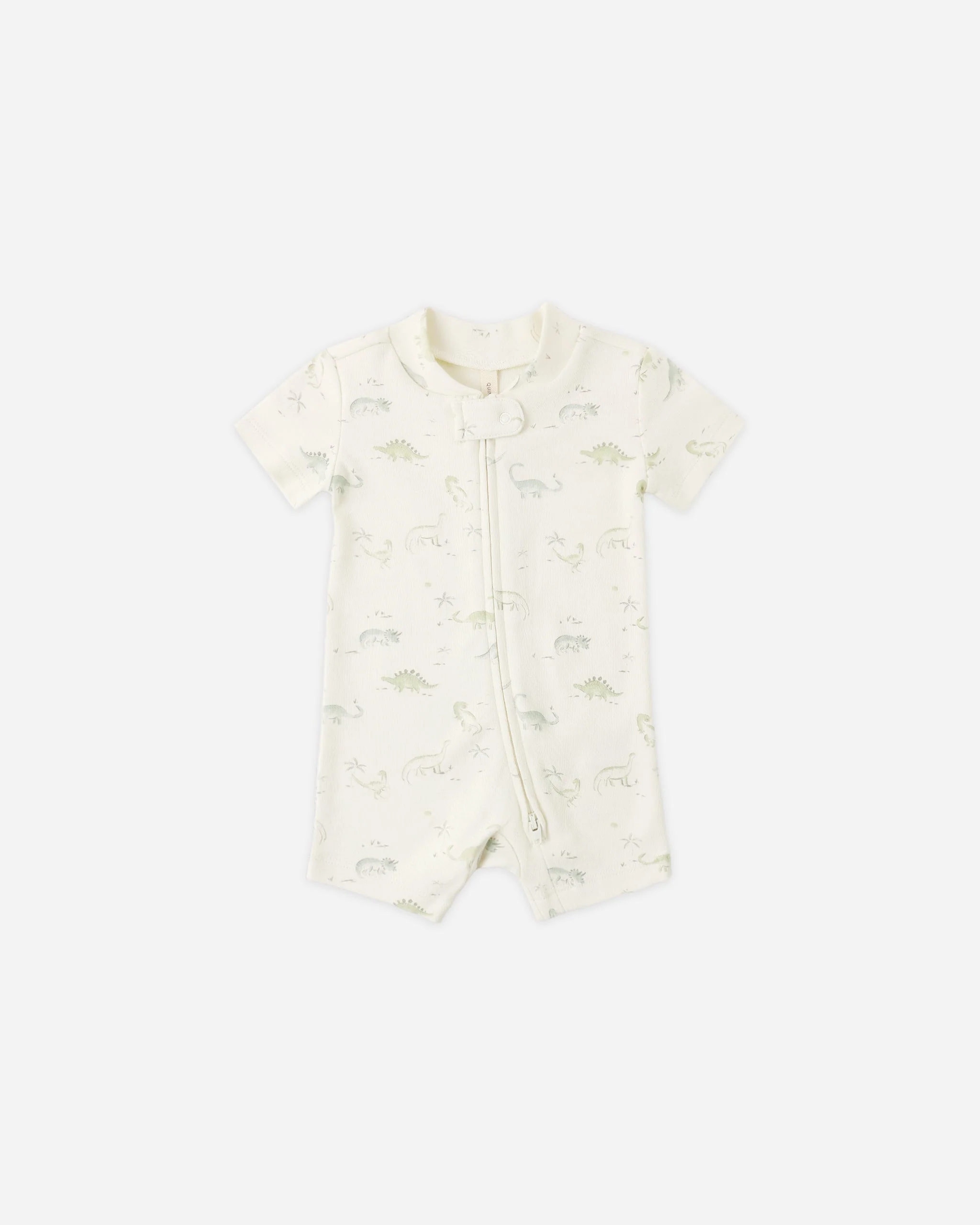 Zip Short Sleeve Sleeper Dinosaur